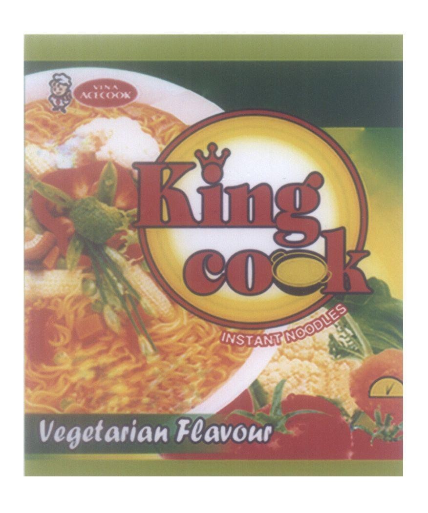 Mẫu nhãn hiệu King Cook VINA ACECOOK Vegetarian Flavour INSTANT NOODLES