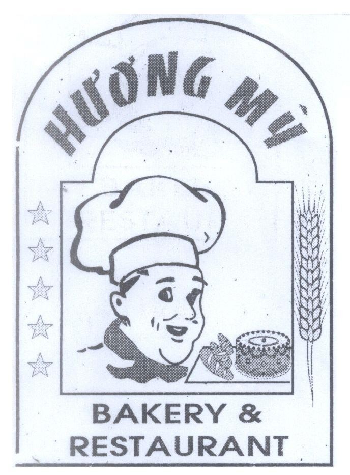 Mẫu nhãn hiệu Hương Mỳ BAKERY & RESTAURANT