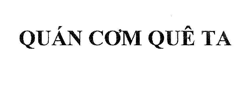 Mẫu nhãn hiệu Quán ăn Quê Ta