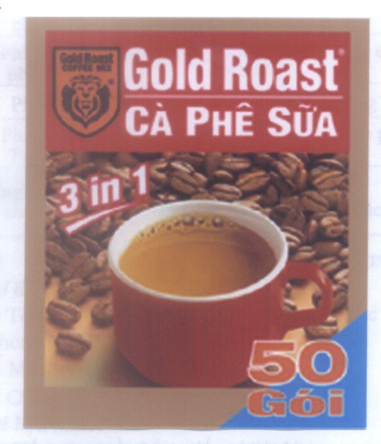 Mẫu nhãn hiệu Gold Roast COFFEE MIX Gold Roast Cà Phê Sữa