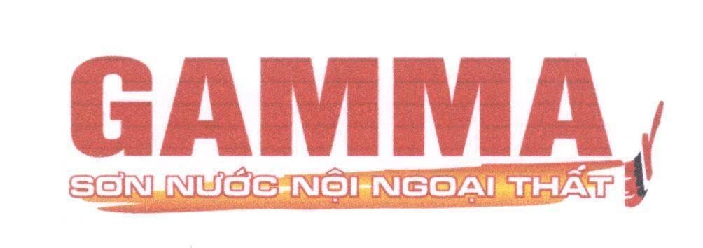 Mẫu nhãn hiệu GAMMA Paints Một Sản Phẩm Của ALPHANAM GROUP