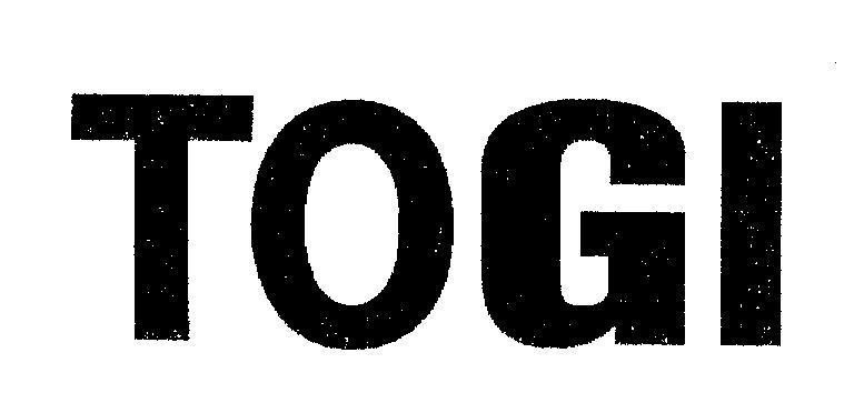Mẫu nhãn hiệu TOGI