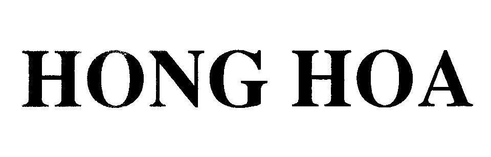 Mẫu nhãn hiệu HONG HOA