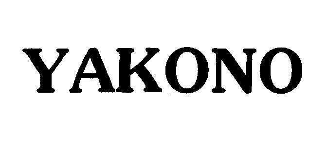 Mẫu nhãn hiệu YAKONO