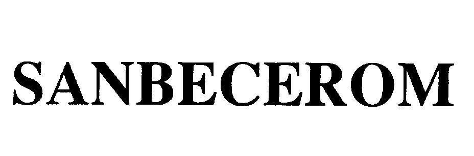 Mẫu nhãn hiệu SANBECEROM