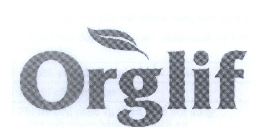 Mẫu nhãn hiệu Orglif