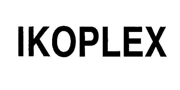Mẫu nhãn hiệu IKOPLEX