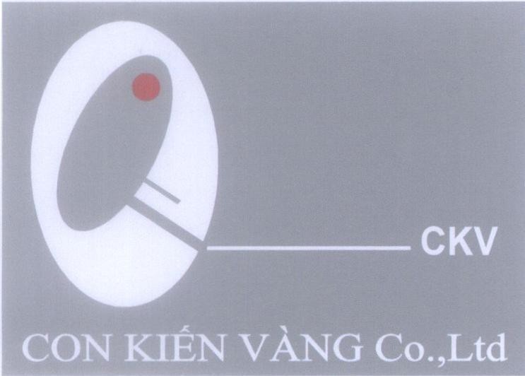 Mẫu nhãn hiệu CKV con kiến vàng Co., Ltd
