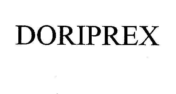 Mẫu nhãn hiệu DORIPREX