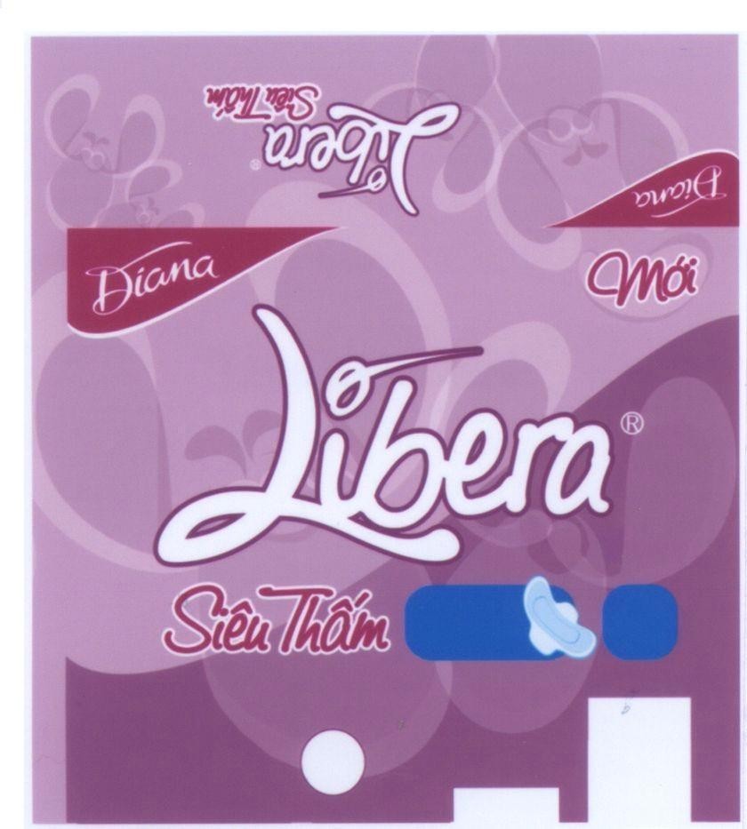 Mẫu nhãn hiệu Libera Diana mới siêu thấm