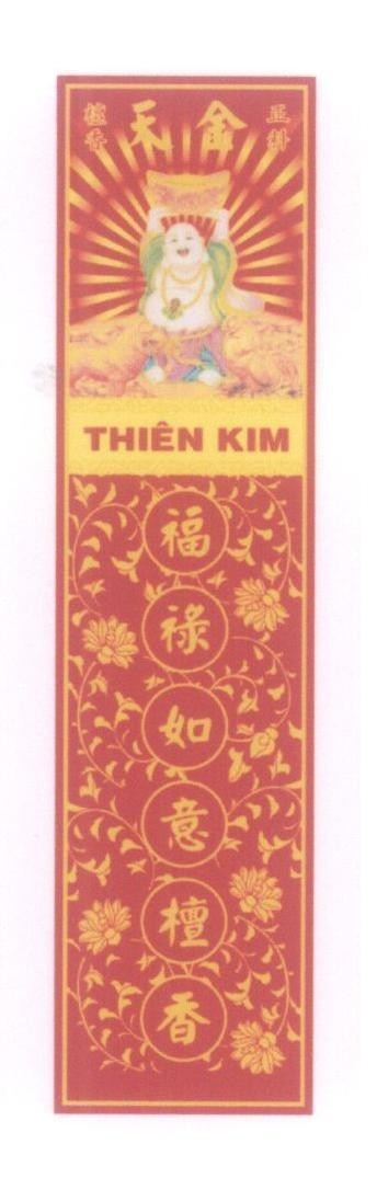 Mẫu nhãn hiệu THIÊN KIM [thản siên: đàn hương, then chin: thiên kim, chản lieo: chính hiệu, phú lỉ dủ ý thản xien: phúc lộc như ý trầm h]