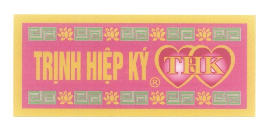 Mẫu nhãn hiệu Trịnh Hiệp Ký THK