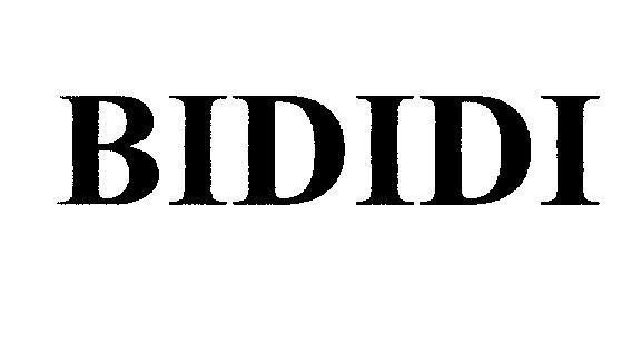 Mẫu nhãn hiệu BIDIDI