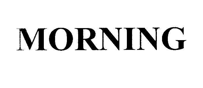 Mẫu nhãn hiệu MORNING