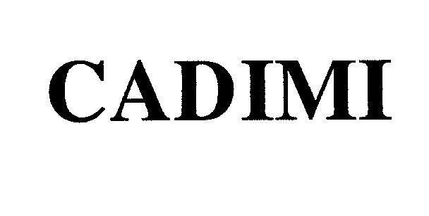 Mẫu nhãn hiệu CADIMI