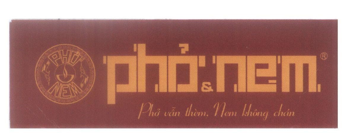Mẫu nhãn hiệu Phở nem phở & nem Phở vẫn thèm, Nem không chán
