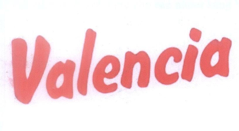 Mẫu nhãn hiệu Valencia