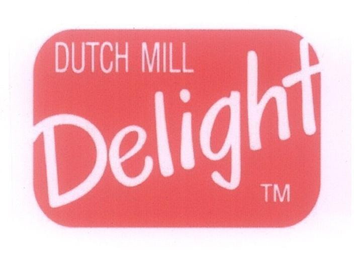 Mẫu nhãn hiệu Delight DUTCH MILL