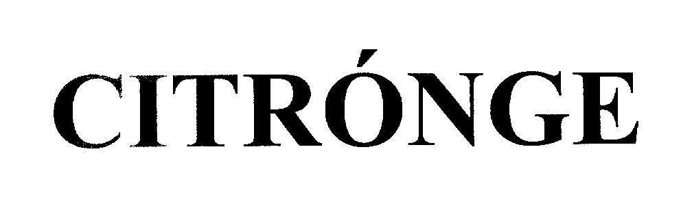 Mẫu nhãn hiệu CITRONGE