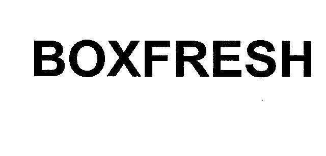 Mẫu nhãn hiệu BOXFRESH