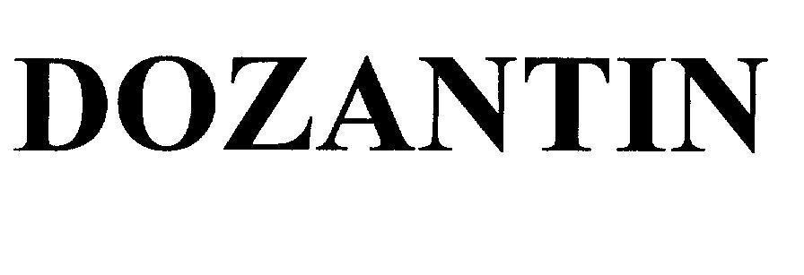 Mẫu nhãn hiệu DOZANTIN