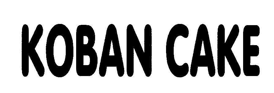 Mẫu nhãn hiệu KOBAN CAKE