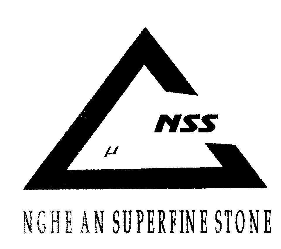 Mẫu nhãn hiệu NGHE AN SUPERFINE STONE NSS [ký tự luy]