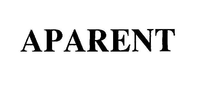 Mẫu nhãn hiệu APARENT
