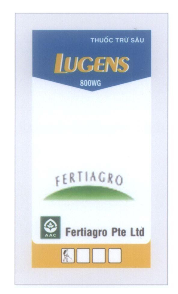 Mẫu nhãn hiệu LUGENS FERTIAGRO AAC Fertiagro Pte Ltd Thuốc Trừ Sâu
