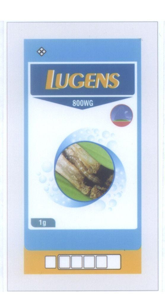 Mẫu nhãn hiệu LUGENS 800WG 1g
