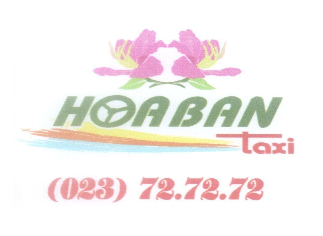 Mẫu nhãn hiệu HOA BAN Taxi (023) 72.72.72
