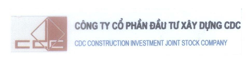 Mẫu nhãn hiệu Công ty cổ phần đầu tư xây dựng CDC CDC CONSTRUCTION INVESTMENT JOINT STOCK COMPANY