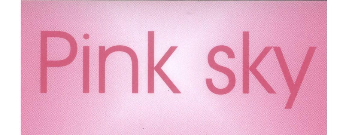 Mẫu nhãn hiệu Pink sky