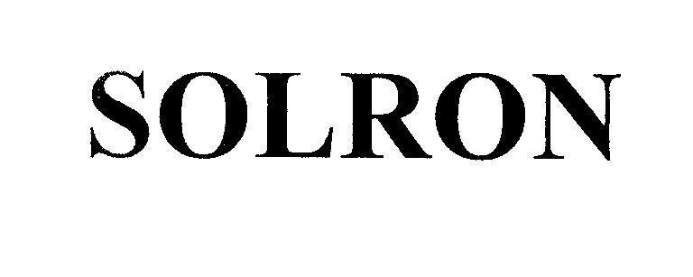Mẫu nhãn hiệu SOLRON