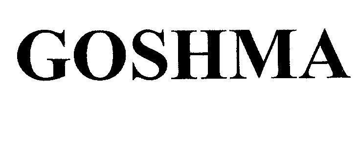 Mẫu nhãn hiệu GOSHMA
