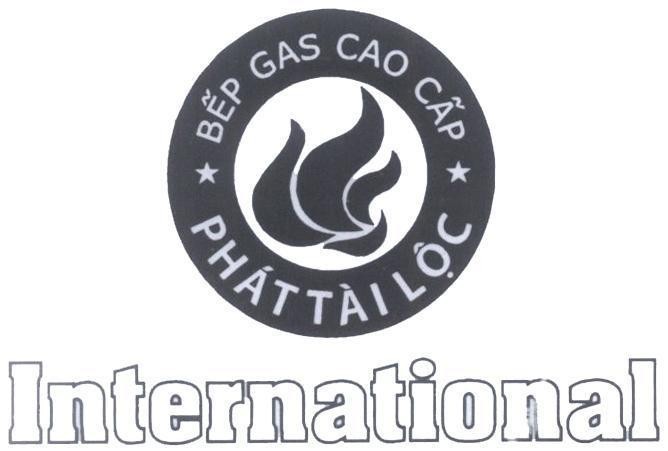 Mẫu nhãn hiệu International Phát Tài Lộc Bếp Gas Cao Cấp