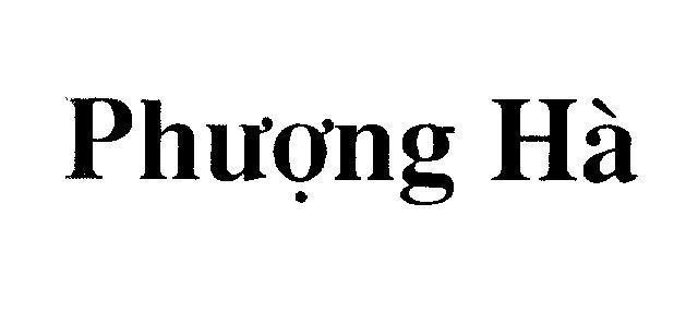 Mẫu nhãn hiệu Phượng Hà
