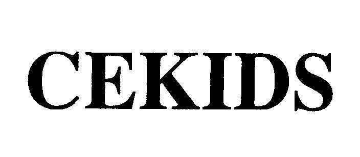Mẫu nhãn hiệu CEKIDS