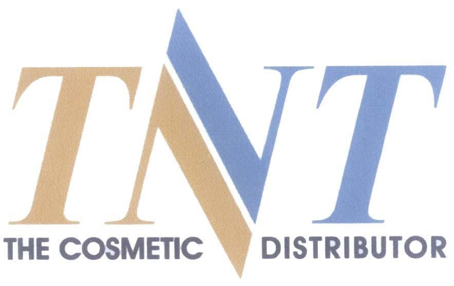 Mẫu nhãn hiệu TNT THE COSMETIC DISTRIBUTOR