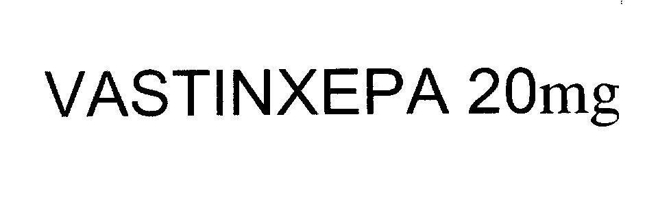 Mẫu nhãn hiệu VASTINXEPA 20mg