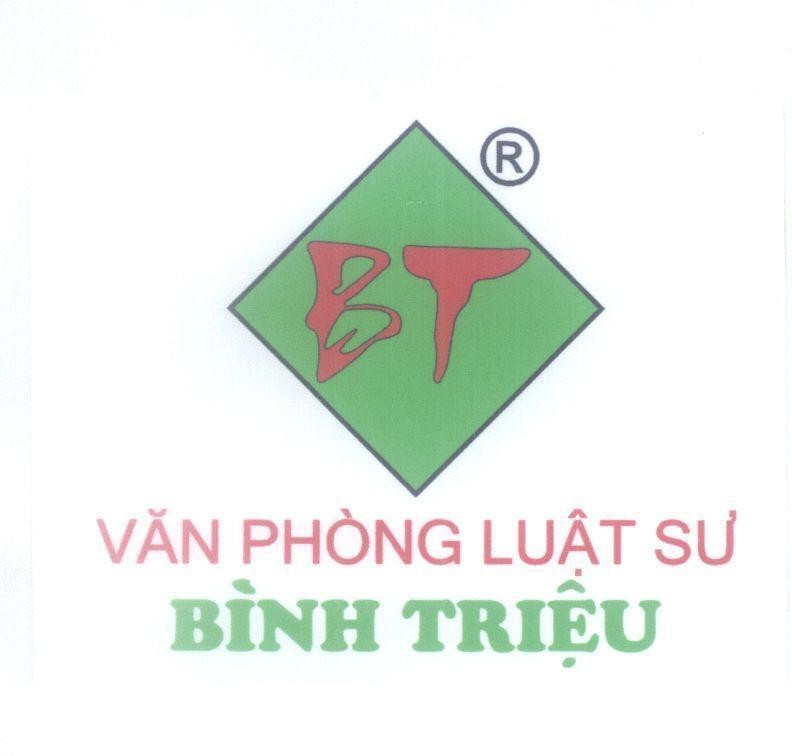 Mẫu nhãn hiệu BT Văn Phòng Luật Sư Bình Triệu