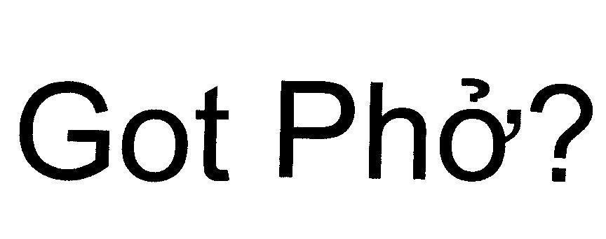 Mẫu nhãn hiệu Got Phở?