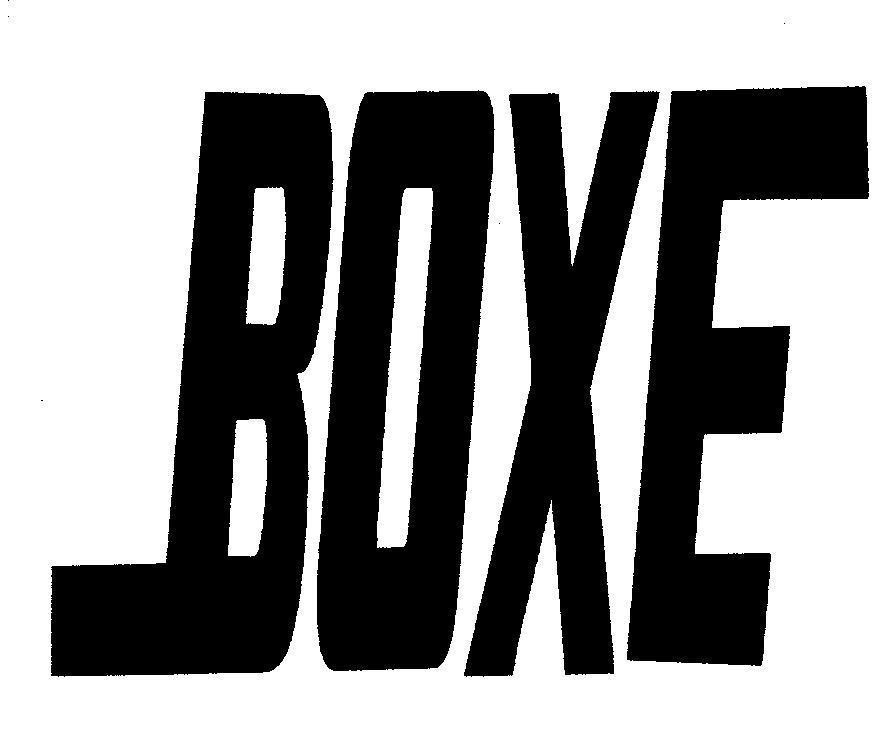Mẫu nhãn hiệu BOXE