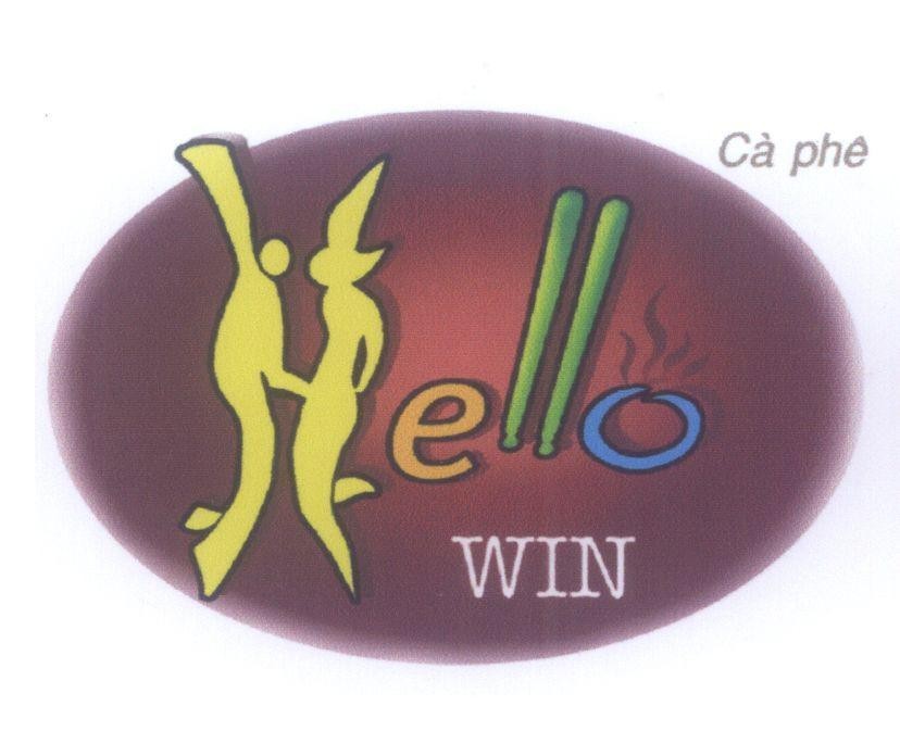 Mẫu nhãn hiệu Hello WIN Cà phê