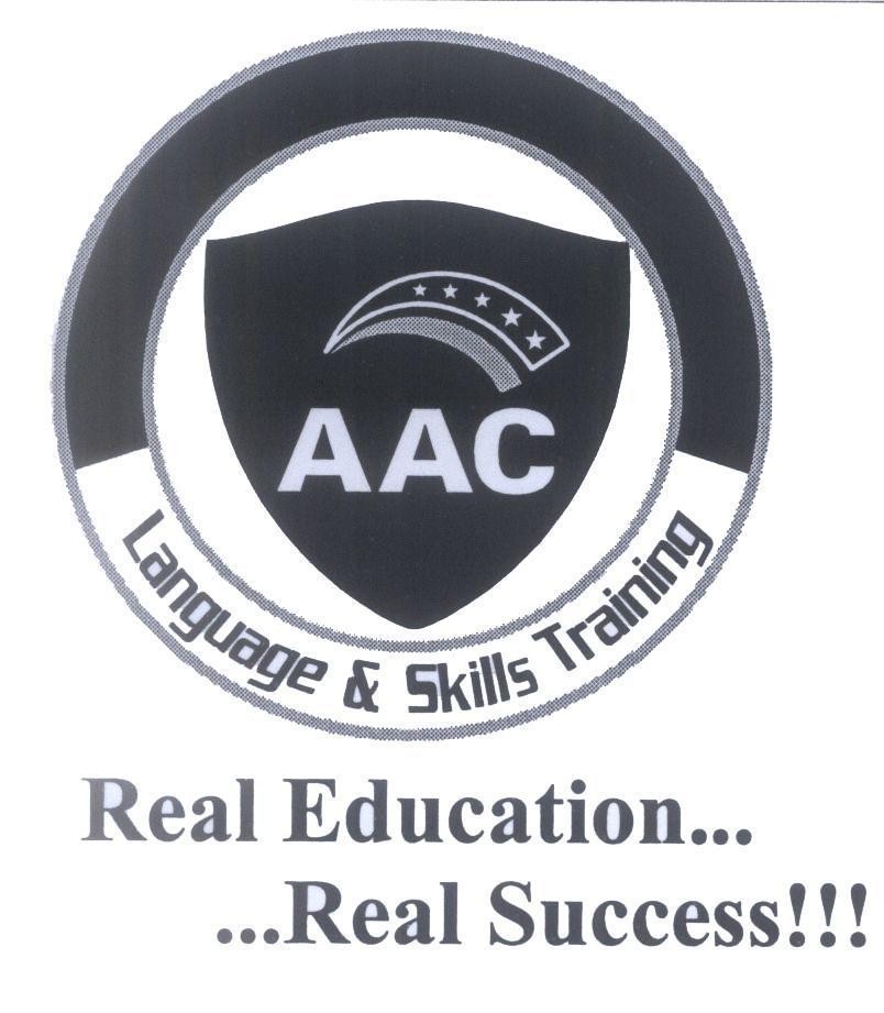 Mẫu nhãn hiệu AAC Language & Skills Training Real Education Real Success!!!