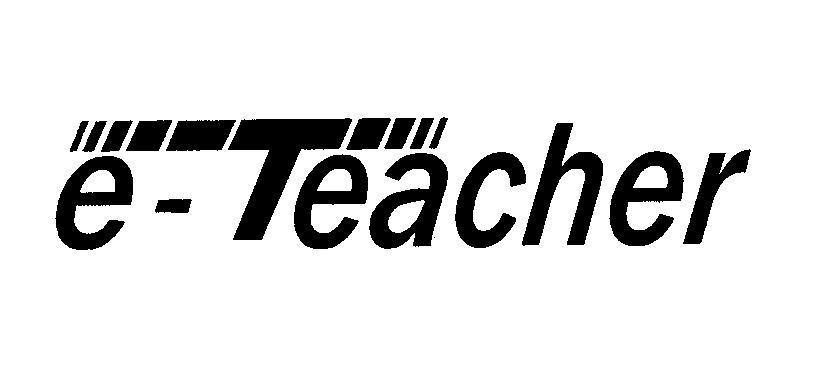 Mẫu nhãn hiệu e - Teacher