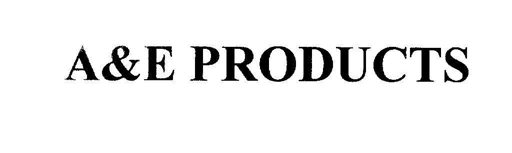Mẫu nhãn hiệu A&E PRODUCTS