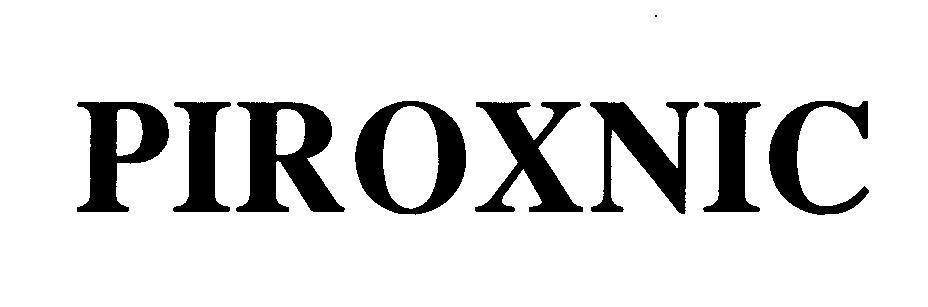 Mẫu nhãn hiệu PIROXNIC