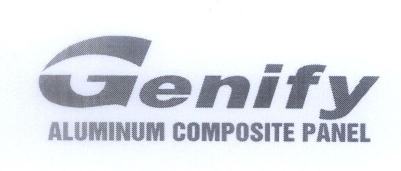 Mẫu nhãn hiệu Genify ALUMINUM COMPOSITE PANEL
