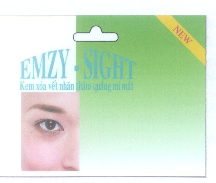 Mẫu nhãn hiệu EMZY-SIGHT Kem xoá vết nhăn thâm quầng mí mắt NEW